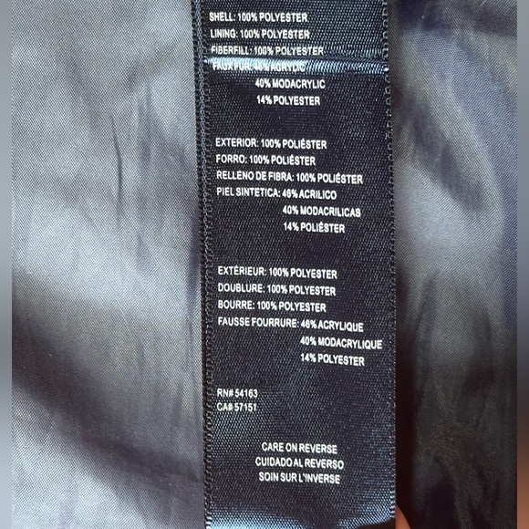 Tommy Hilfiger Red Fur Lined Puffer Coat - Picture 7 of 8